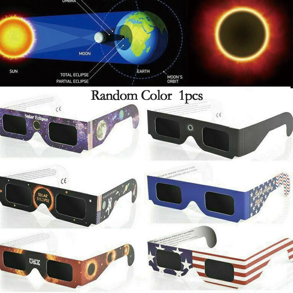 10PCS Random Pattern Paper Solar Eclipse Glasses, Thousand Oaks Optical