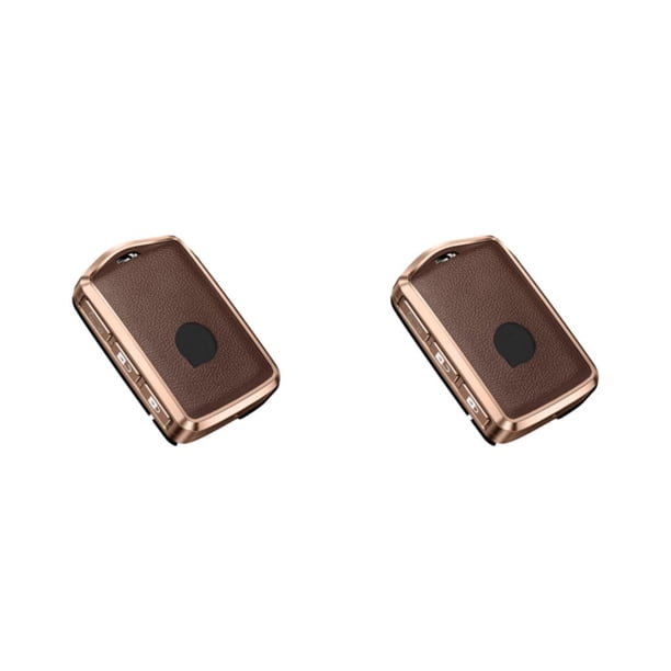 Speravity Estuche de cuero para llave de 3 botones para automóvil Protector de cubierta para llaves de vehículo Automóvil Type2 NO2