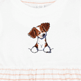 thumbnail image 4 of Inktastic Pocket Brittany Spaniel Girls Baby Dress, 4 of 5