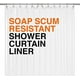 thumbnail image 1 of LiBa Cortina de Ducha para Baño de Peso Superpesado PEVA, Tela No Tóxica de Peso Pesado, Grosor Resistente, Impermeable, Resistente Al Moho y a los Hongos, Esmerilada, 72" de Ancho x 72" de Alto, 1 of 7