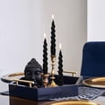 thumbnail image 4 of 4pcs Taper Candle Spiral Candles, Candle Sticks Twisted Candlesticks 7.3 inches Swirl Tapered Candles for Home Décor Dinner Weddings Holiday Party, 4 of 5