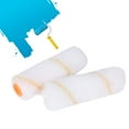 thumbnail image 4 of Reusable Paint Roller Covers 4 inch Soft Woven 1/2" Nap for Paint Roller Brush, 4 of 13