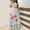 006Sky Blue, variant on Generic Summer Dresses for Women Floral Casual V Neck Short Sleeve Maxi Dress Flowy A-Line Hawaiian Boho Beach Sundress