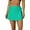 Green, variant on Attraco Womens High Waisted A Line 2-in-1 Side Pocket Swim Skirt Tummy Control Swim Bottom Drawstring Skirt