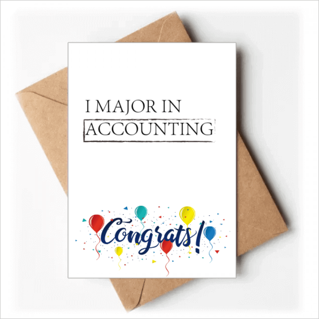 Quote yo grandes en contabilidad Sobre de la Carta de felicitación de la tarjeta de matrimonio