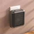 thumbnail image 5 of Hvmvliv Wall Heaters for Indoor Use Mini Wall Mounted Heater, 800W Plug-in Space Heater with Timer, Overheat & Tip-Over Protection, Remote Control for Small Rooms, Bathroom, Indoor Use Black, 5 of 6