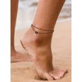 thumbnail image 4 of FaithHeart Initial M Anklets for Women, Waterproof Letter Ankle Bracelets Non Tarnish Black Stainless Steel Layered Anklet Summer Beach Foot Jewelry Gift for Girlfriend Valentine's Day, 4 of 8