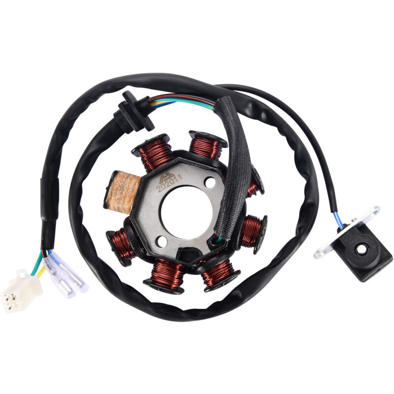 8 Coils 5 Wires Magneto Stator Replacement for 4 Stroke 125cc 150cc Chinese ATV GY6 152QMI Engine Taotao Crossfire Scooter