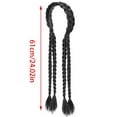 thumbnail image 3 of Natural Look Synthetic Ponytail With Elastic Adjustable Double Braided Hairpiece For Daily Styling, 3 of 8