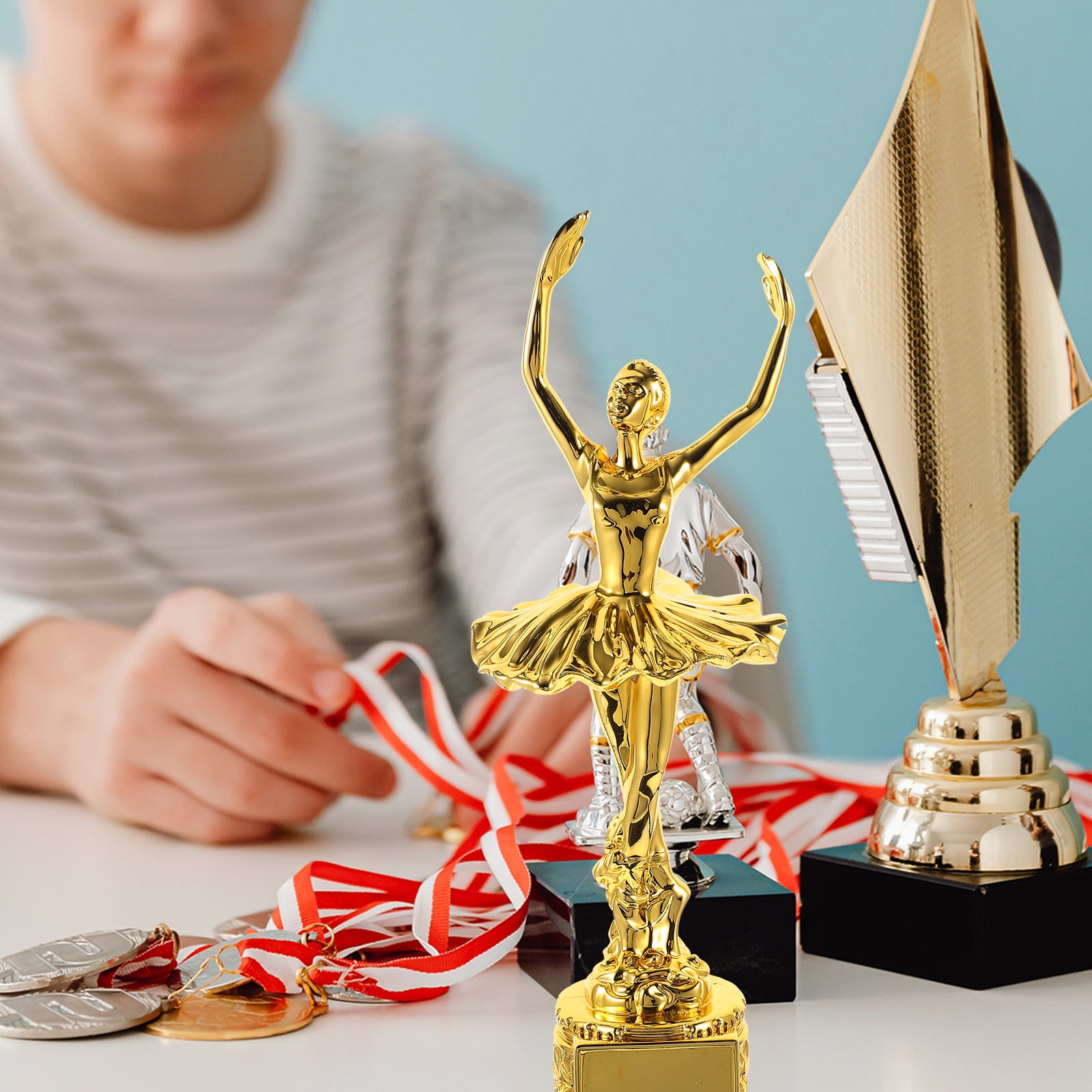unbranded Dance Competition Trophy Ballet Dancer Dancing Trophy Performance Award Prop