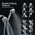 thumbnail image 3 of Pommeau de Douche Double Multifonction avec Valve, 3 of 6