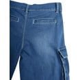 thumbnail image 3 of Real Love Girls's Jeans - Wide Leg Flare Cargo Jeans - Boot Cut Bell Bottom Denim Pants 7-16), 3 of 7