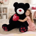 thumbnail image 4 of Tezituor 47" Teddy Bear Stuffed Animal Giant Bear Plush with I Love You Heart Plush Toy, 4 of 6