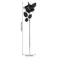 thumbnail image 3 of Halloween Artificial Rose with Creepy Crawlers Spooky Floral Arrangement Horror Party Decor(Black), 3 of 9