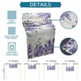 thumbnail image 6 of Eucalyptus Lavender Table Runner 48 Inches Long Farmhouse Dress Scarves, Botanical Watercolor Flowers Leaves Dining Tablerunner for Coffee Table/Kitchen Island/Party Décor, 13" x 48", 6 of 8