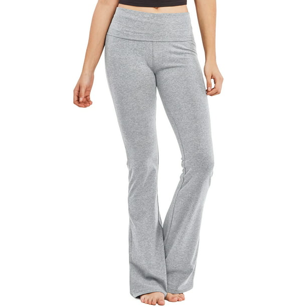 LAVRA Women's Bootcut Yoga Pants High Waisted Cotton Stretch Flare Leg ...