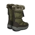 thumbnail image 4 of Women Mixed Media Mid-Calf Gilly Tie Lace Up Fur Cuff Winter Boot - 18152, 4 of 6