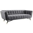 thumbnail image 7 of Modway Adept Performance Velvet Sofa in Gray, 7 of 7
