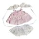 thumbnail image 5 of Falda con tirantes CUTICAT para muñecas de peluche Juego de simulación de moda Ropa de bricolaje rosa, 5 of 8