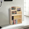 Yescom Wood Bookshelf Bookcase Storage Organizer Display Book Rack Shelving Home Study Decoration Bookrack