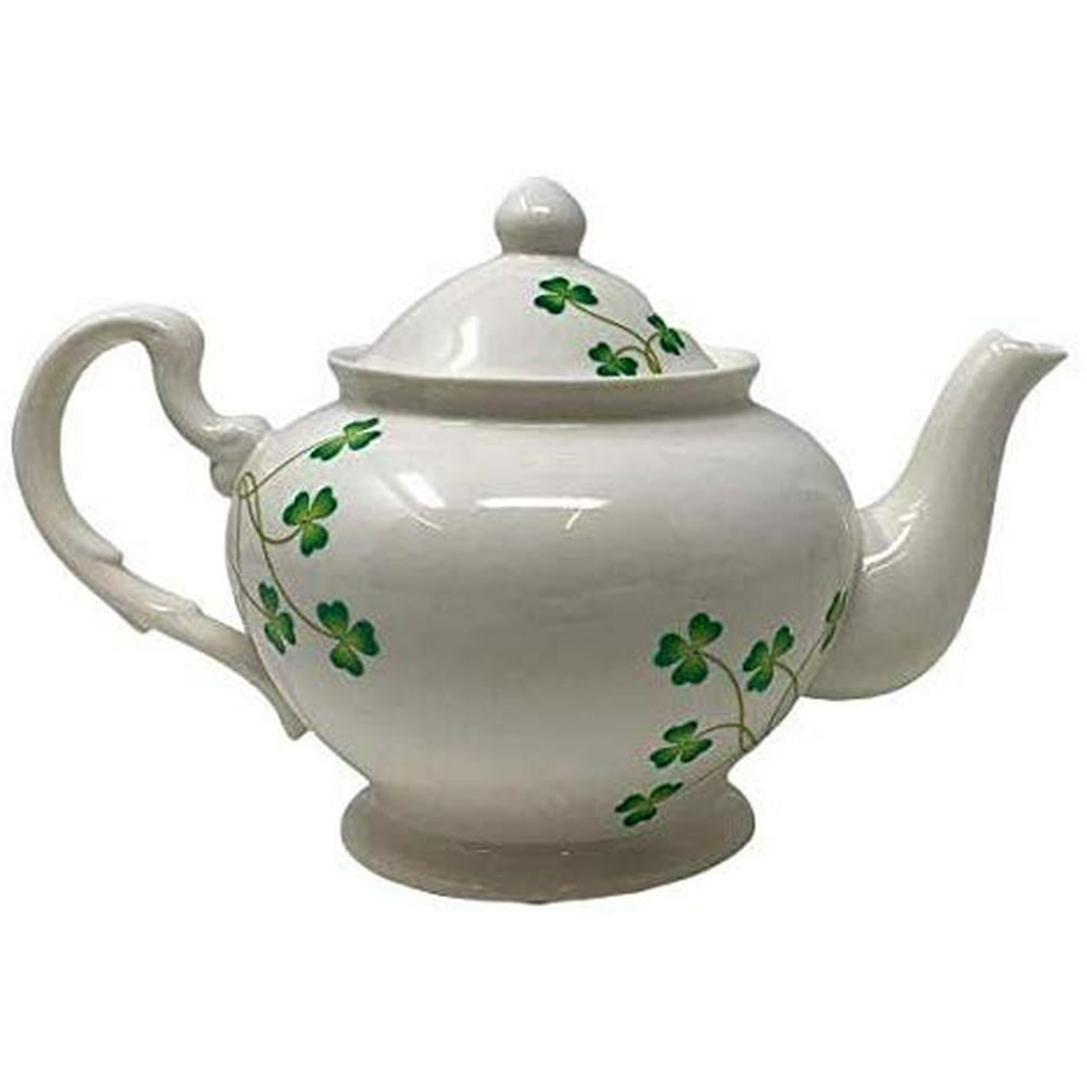 Nantucket Home Irish Shamrock Mini Teapot