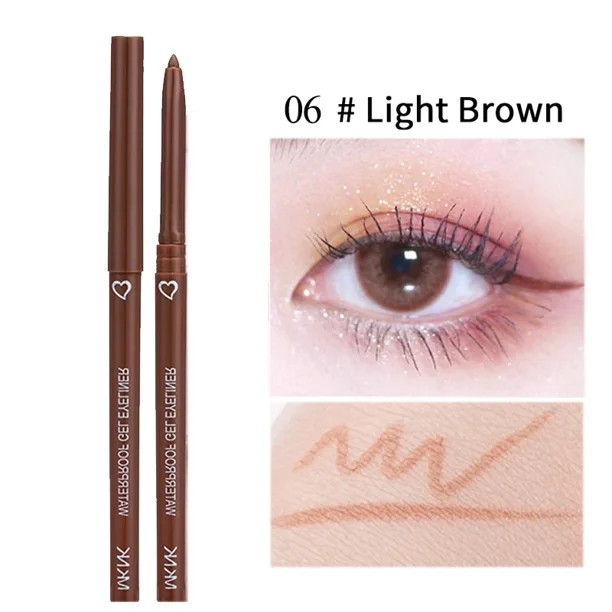 Lápiz Delineador de Ojos de Gel XUQIANG Resistente al Agua, Duradero, Mate