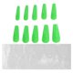 thumbnail image 4 of Uñas postizas, 10 piezas de color puro, punta de uñas completa, uñas postizas para mujeres, artesanía excepcional, 4 of 8