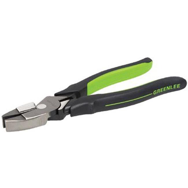 Greenlee 015108M High Leverage SideCutting Pliers, Molded Grip, 8