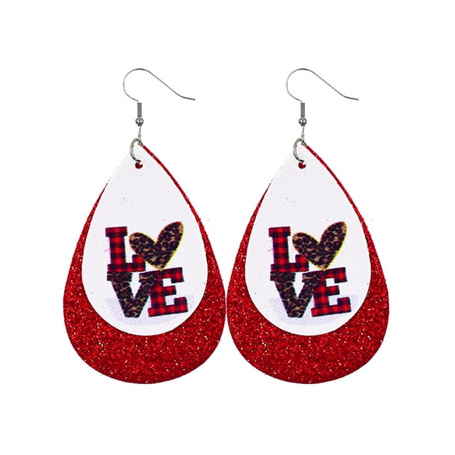 Qarigey Pendientes colgantes con estampado geométrico Popular, decoraciones de regalo de aniversario, múltiples estilos diarios, colgante para colgar Ropa, zapatos y accesorios Miscelánea tipo 9 9 Qarigey AP010058-09