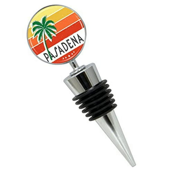 Pasadena California Wine Bottle Stopper In Gift Box, Perfect For House Warming Gift