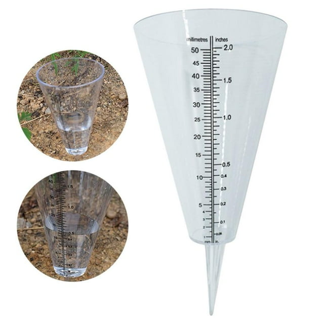 Manomètre Conique Cône Pluviomètre pour la Mesure Extérieure de Jardin