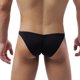 thumbnail image 3 of Ropa interior elástica de seda de hielo para hombre, de color sólido, para jóvenes, fina, transpirable, sexy, antiarrugas, de talla grande, de cintura baja, 3 of 6