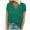 Green, variant on SwiftWear Womens Shirts Short Sleeve V Neck Women Tops Womens Blouses Dressy Blue,S-XXL