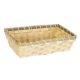 thumbnail image 4 of Cesta de servicio de alimentos Cesta de almacenamiento de bambú, Cesta de pan tejida para bocadillos, Cesta de fruta tejida para encimeras Estantes de 26cmx16cmx7.5cm Soledad Cesta de almacenamiento, 4 of 10