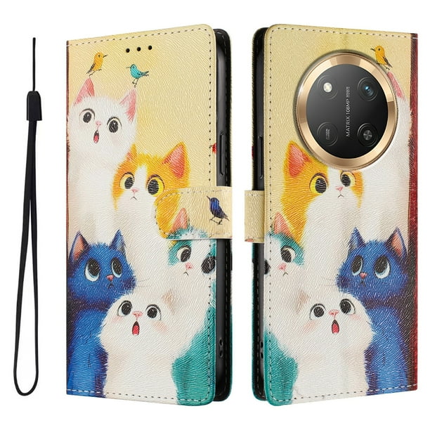 FOXDOCK Funda Tipo Cartera para Honor Magic 7 Lite con Soporte y Correa – Diseño de Patrones Lindos