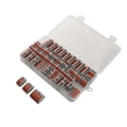 thumbnail image 2 of Kit de 50 tuercas para conectores de cables con palanca, terminales eléctricos aislados, universales de primera calidad con estuche, conector de, 2 of 8