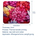 thumbnail image 5 of Petal Flower Printed Square Desk Pad Mouse Pad Desk Mat Non-Slip Rubber Bottom – 8.3x9.8 Inch – Suitable for Office and Gaming, 5 of 6
