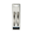 thumbnail image 5 of (2 pack) Mainstays 3-3/4" (96mm) Center-to-Center Curved Cabinet Pull, Satin Nickel, 2 Pack, 5 of 5