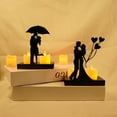 thumbnail image 4 of Anniversary Couples Gifts I Love You Statue Candlestick Wedding Engagement Romantic Gifts for Lover Ornament Wedding Decoration Anniversary Couples Gifts, 4 of 12