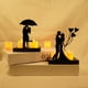 thumbnail image 1 of Candelabro para aniversario, candelabro de hierro, candelabro romántico para bodas, candelabro de precisión diseñado, 1 of 12