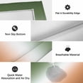 thumbnail image 6 of Sage Green Orange Ombre Outdoor Rug for Patio/Deck/Porch, Non-Slip Large Area Rug 6 x 9 Ft, Abstract Modern Gradient Indoor Outdoor Rugs Washable Area Rugs, Reversible Camping Rug Carpet Runner, 6 of 8