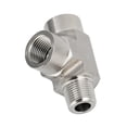thumbnail image 2 of Tee recta para tubería Yoebor de acero inoxidable 316, 1/8" NPT, 2 of 5