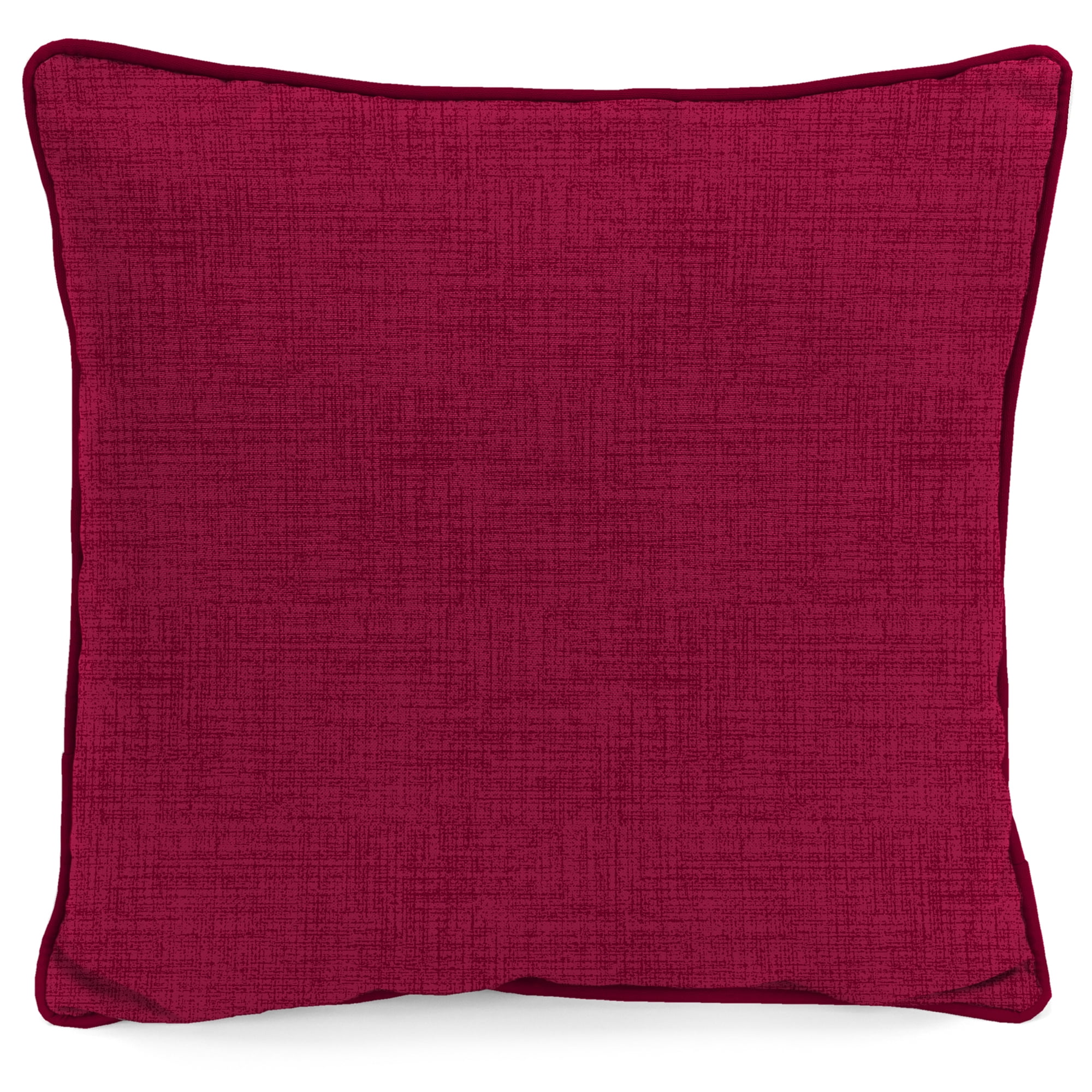 Mainstays Farm Fresh Pumpkin Truck Reversible Outdoor Throw Pillow, 16", Cream Novelty and Merlot Solid