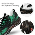 thumbnail image 7 of Shamrock Or Green Clover Leaves Pattern Walking Shoes for Men Woman Lightweight Tennis Fashion Elastic Sports Shoes Cushion Basketball Shoes, 7 of 7