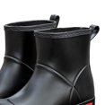 thumbnail image 3 of Botas de lluvia cortas impermeables para mujer, botines antideslizantes, zapatos ligeros de jardín para exteriores., 3 of 6