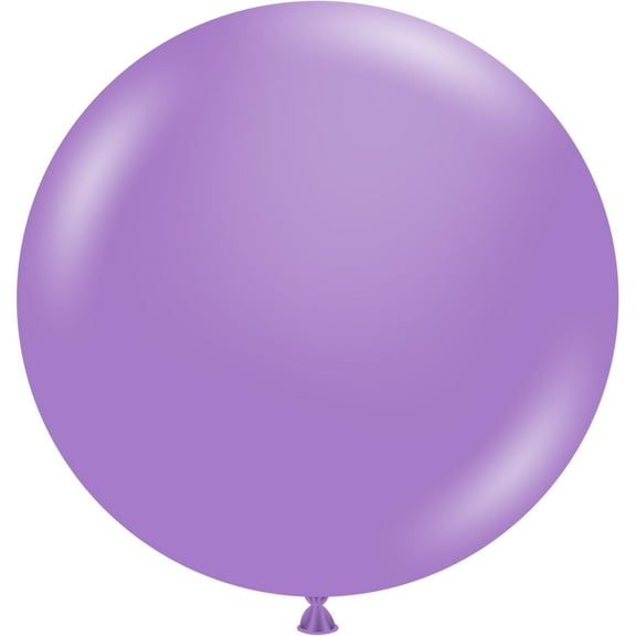 2 Tuftex Giant Lavender Round Balloons 36" Made in USA