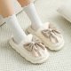 thumbnail image 3 of QYCKABY 2024 - Zapatillas de felpa con lazo grande para mujer, divertidas y elegantes, de algodón y piel, informales, cálidas, para interior y hogar, 3 of 5