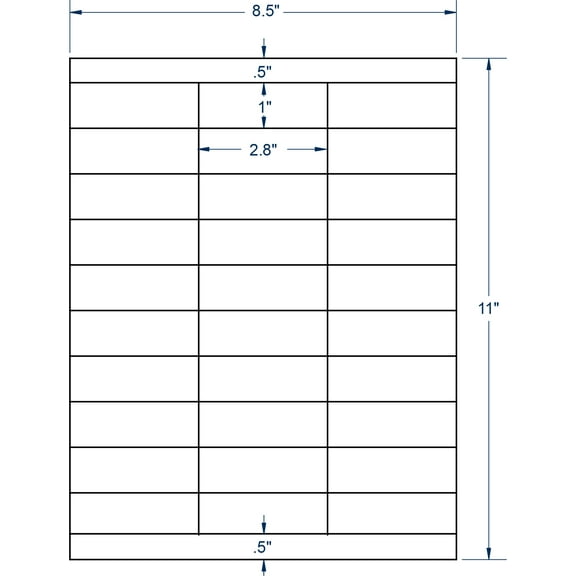 Compulabel 370056, Frosty Clear Address Label 2 5/6 X 1 For All Laser Printers