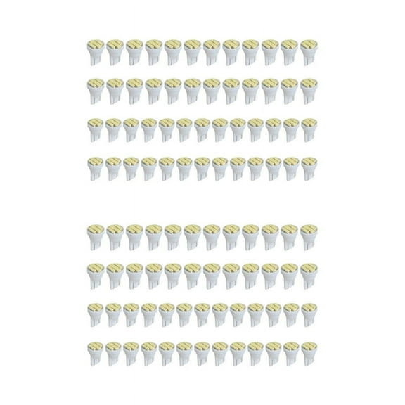 100 PCS T10 8SMD Bright White LED Interior Light Bulbs W5W 194 158 168 2825 6000K