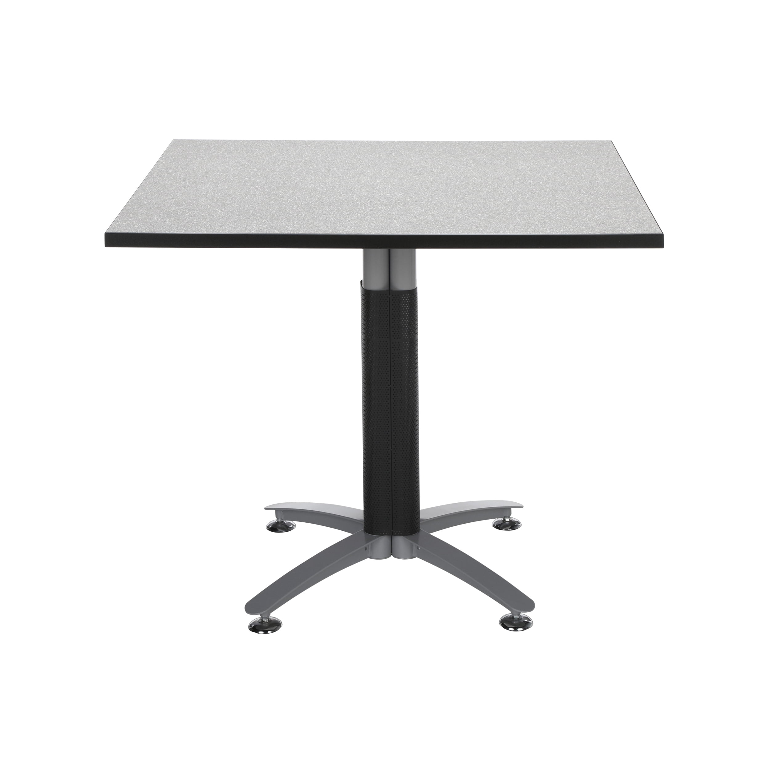OFM 36" Multi-Purpose Square Table with Metal Mesh Base, in Gray Nebula (KMT36SQ-GRYNB)
